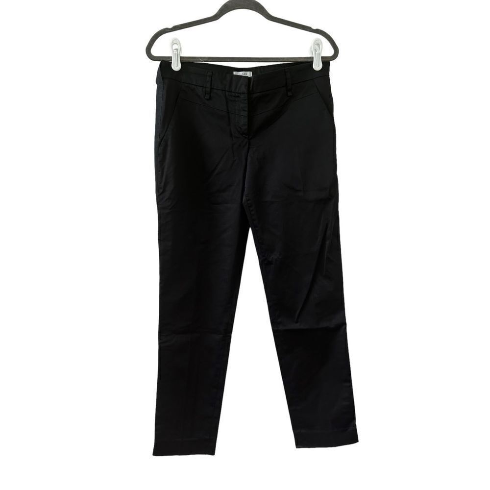 Gunex Tuxedo Casual Stretch Straight Leg Pants Women's Black Size 6